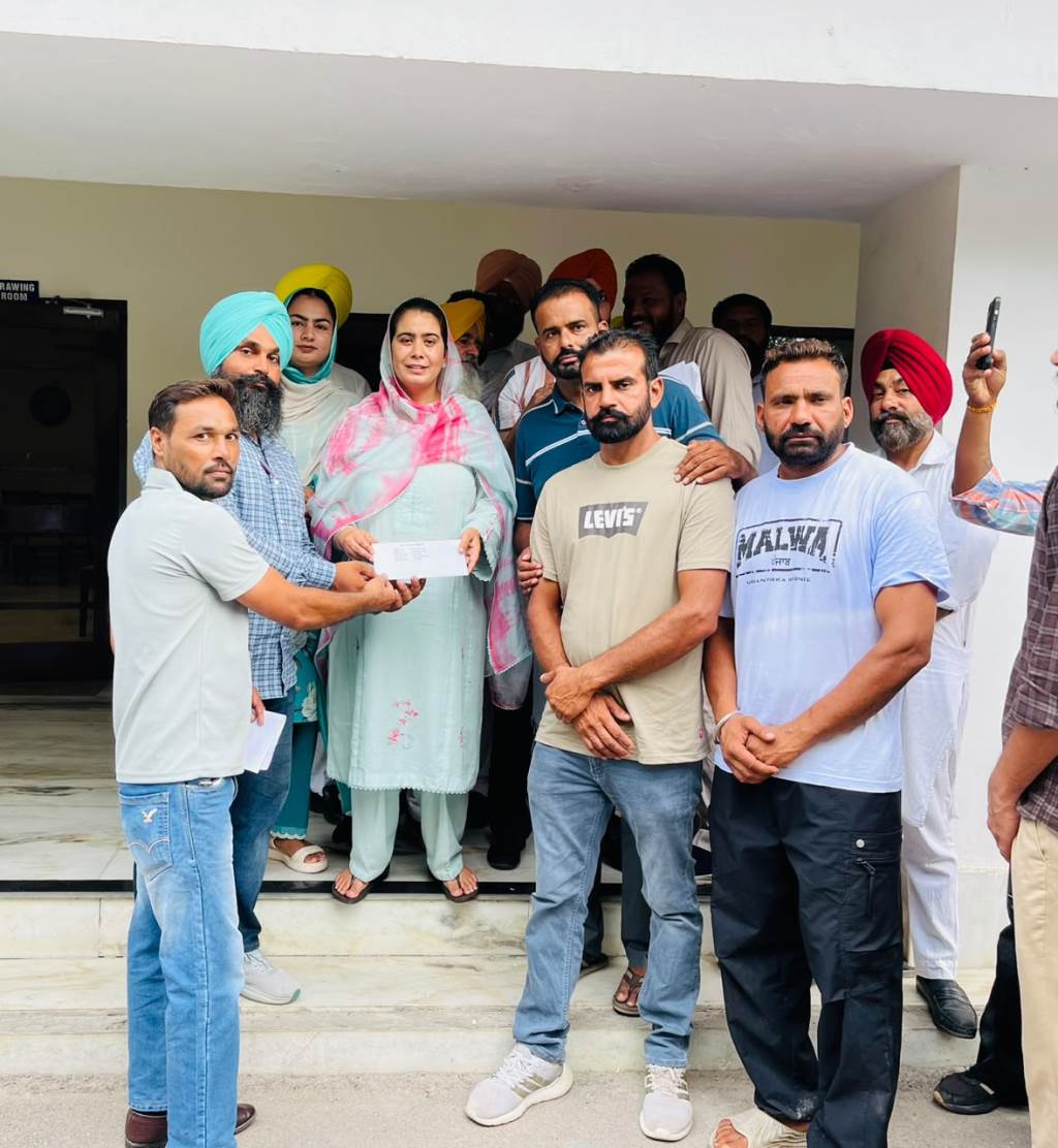 MLA Bhraj Presents Development Grants Worth Rs 551 Crore to Gram Panchayats of Sangrur Constituency Under Rangla Punjab Scheme